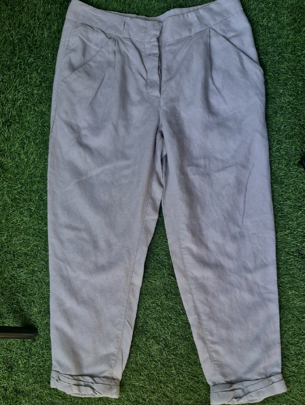 WILFRED- LINEN BLEND CAPRIS